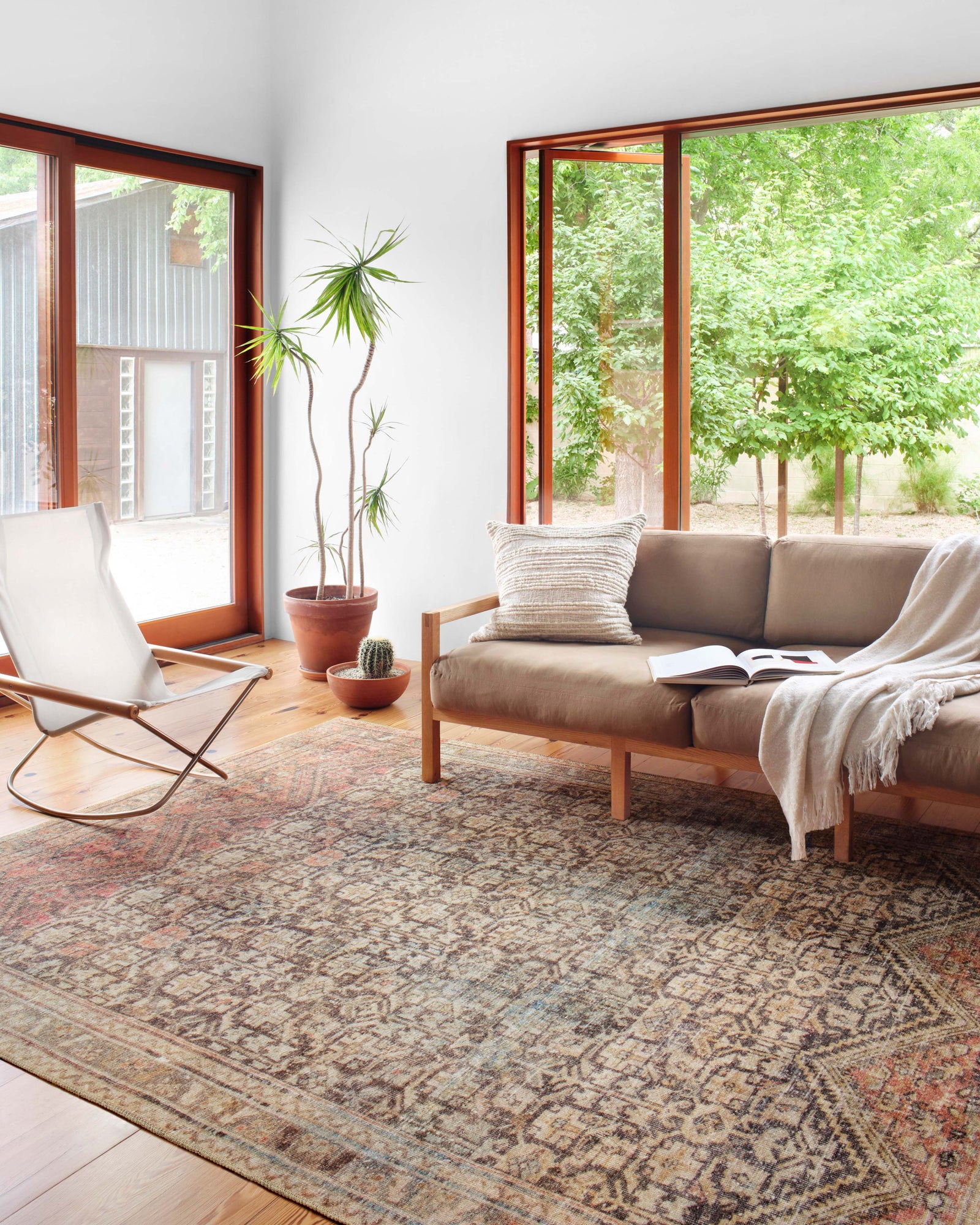 Loren Charcoal / Multi — a Loloi rug at Laurie Yapp Home.