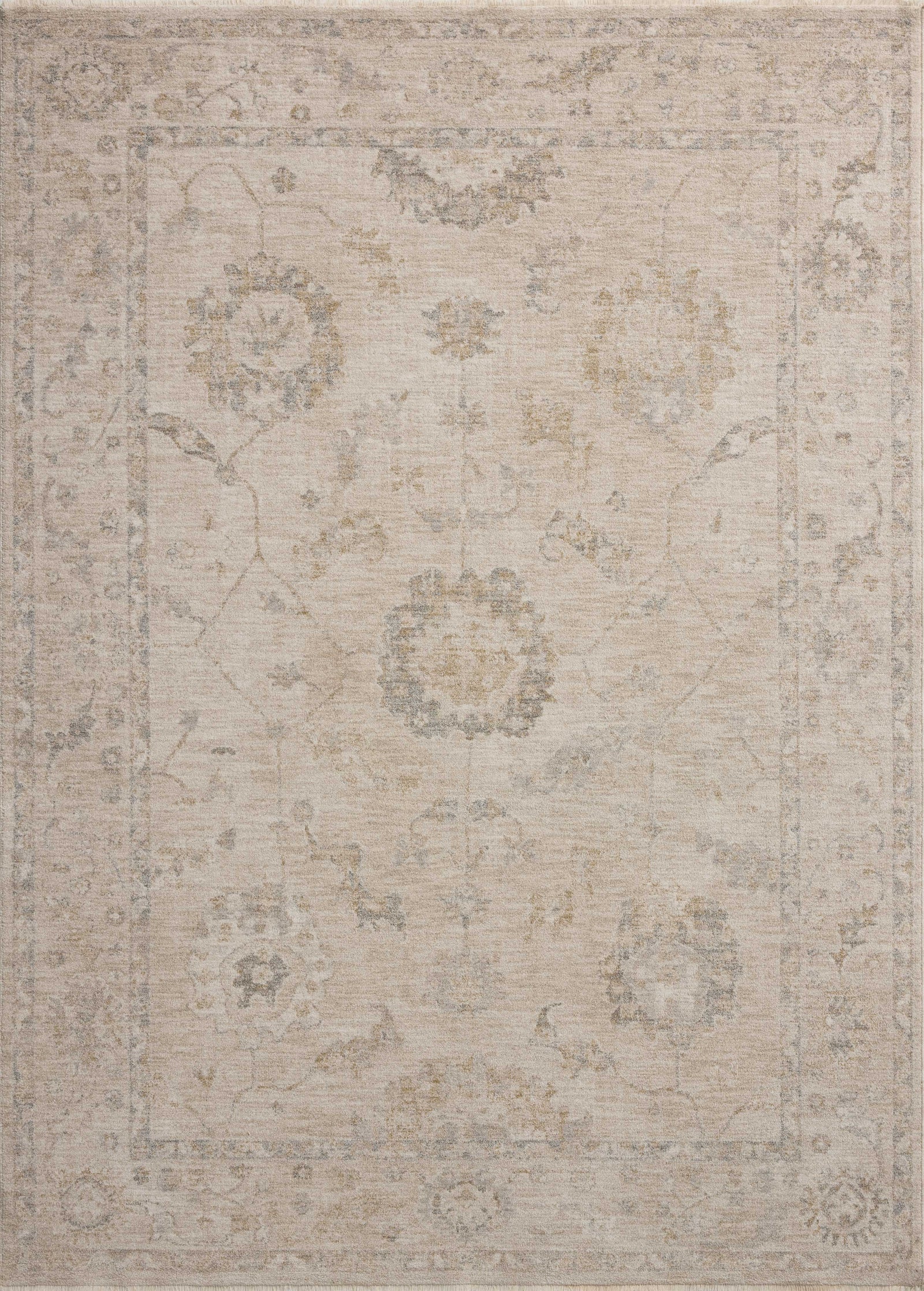 Louisa Oatmeal / Slate — a Loloi rug at Laurie Yapp Home.