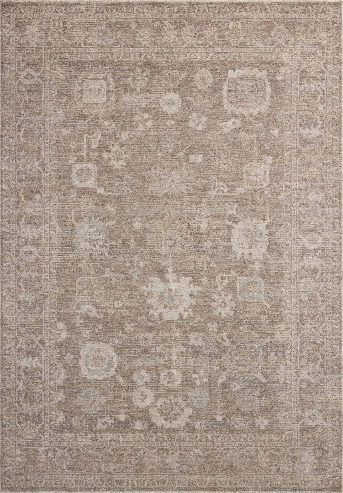 Louisa Taupe / Ivory — a Loloi rug at Laurie Yapp Home.