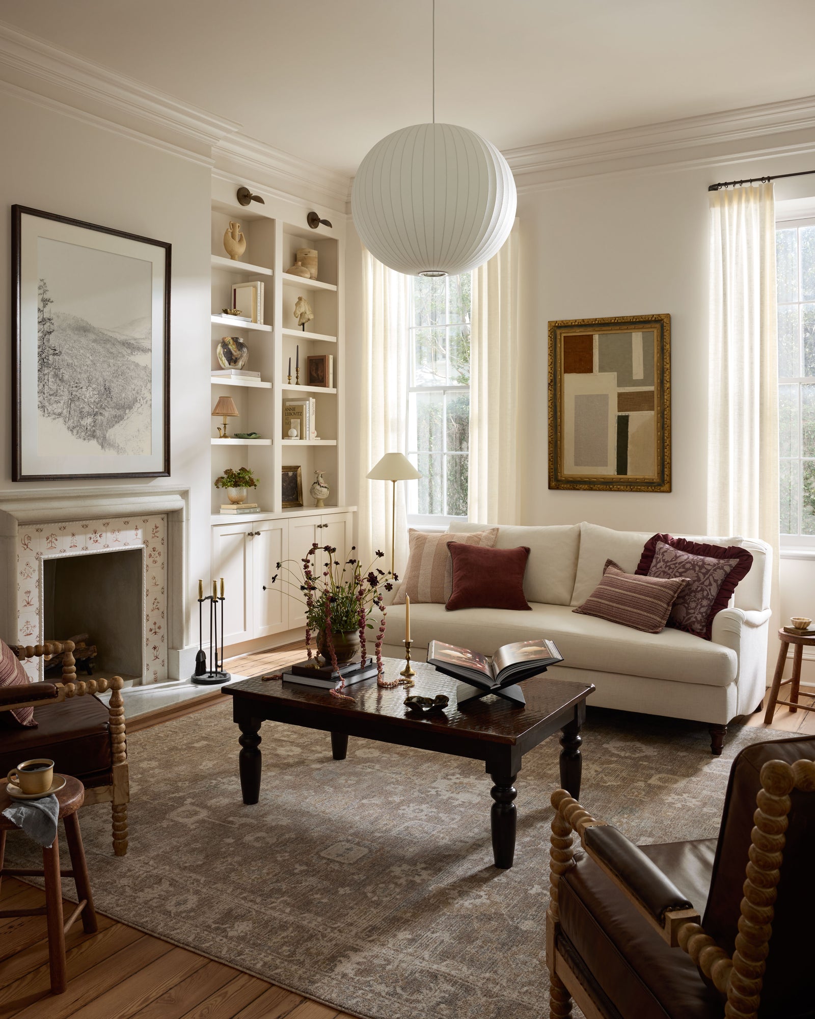 Louisa Taupe / Ivory — a Loloi rug at Laurie Yapp Home.