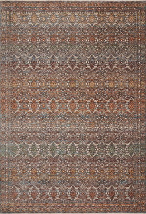 Lourdes Stone / Multi — a Loloi rug at Laurie Yapp Home.