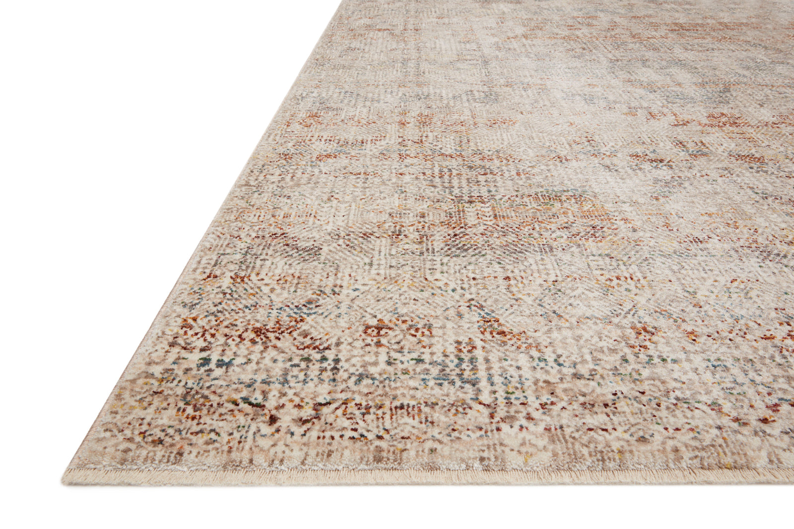 Lourdes Ivory / Spice — a Loloi rug at Laurie Yapp Home.