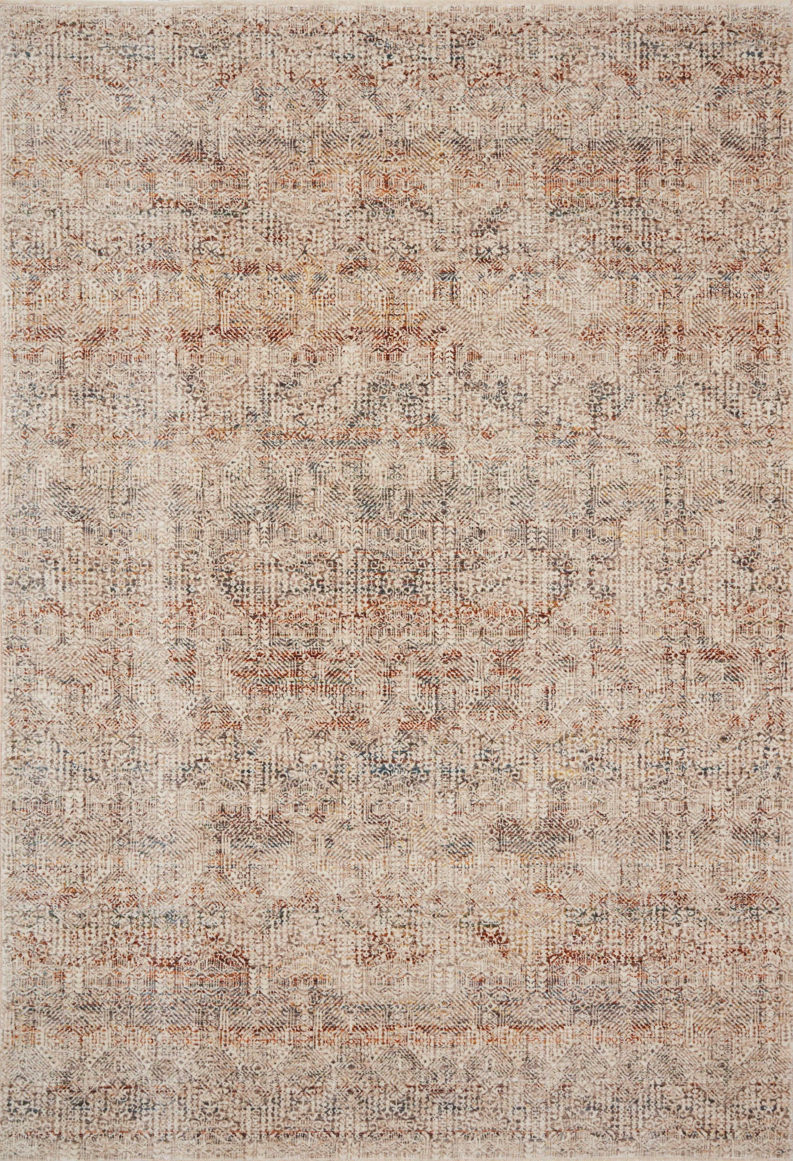 Lourdes Ivory / Spice — a Loloi rug at Laurie Yapp Home.