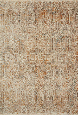 Lourdes Ivory / Orange — a Loloi rug at Laurie Yapp Home.
