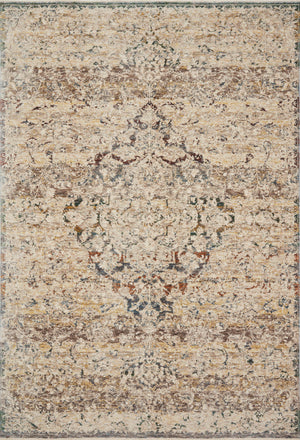 Lourdes Ivory / Multi — a Loloi rug at Laurie Yapp Home.
