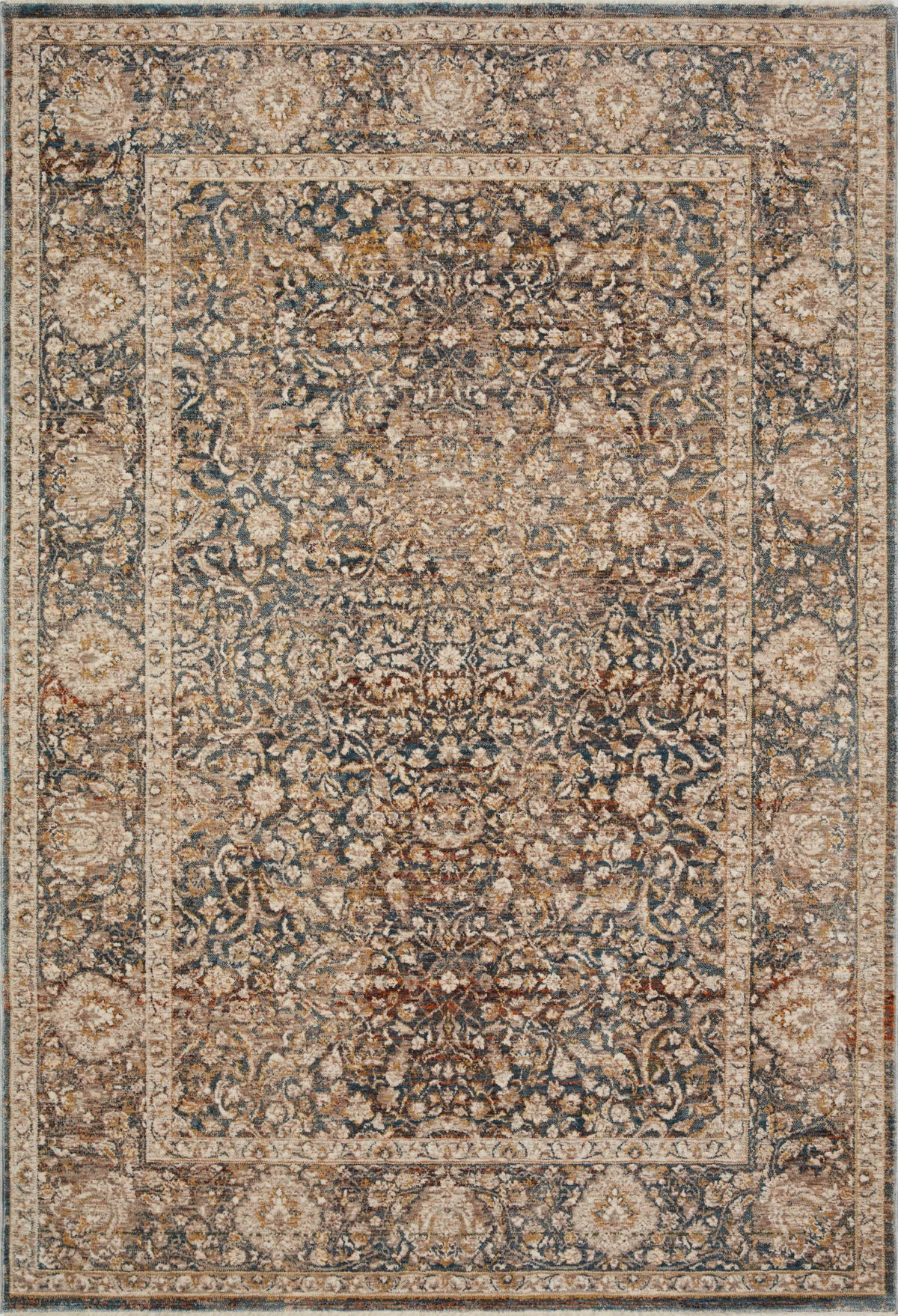 Lourdes Charcoal / Ivory — a Loloi rug at Laurie Yapp Home.