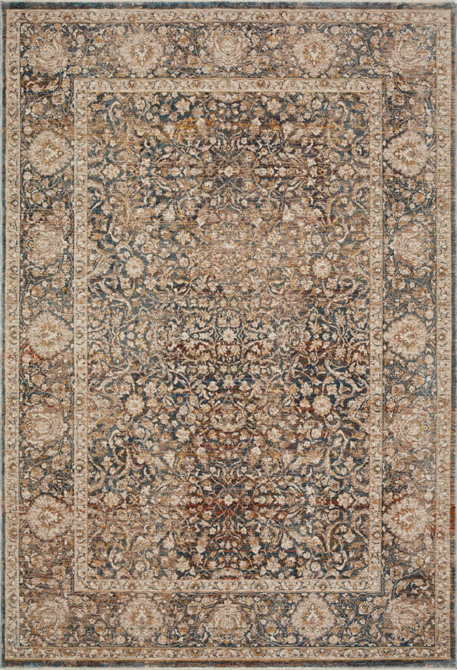 Lourdes Charcoal / Ivory — a Loloi rug at Laurie Yapp Home.