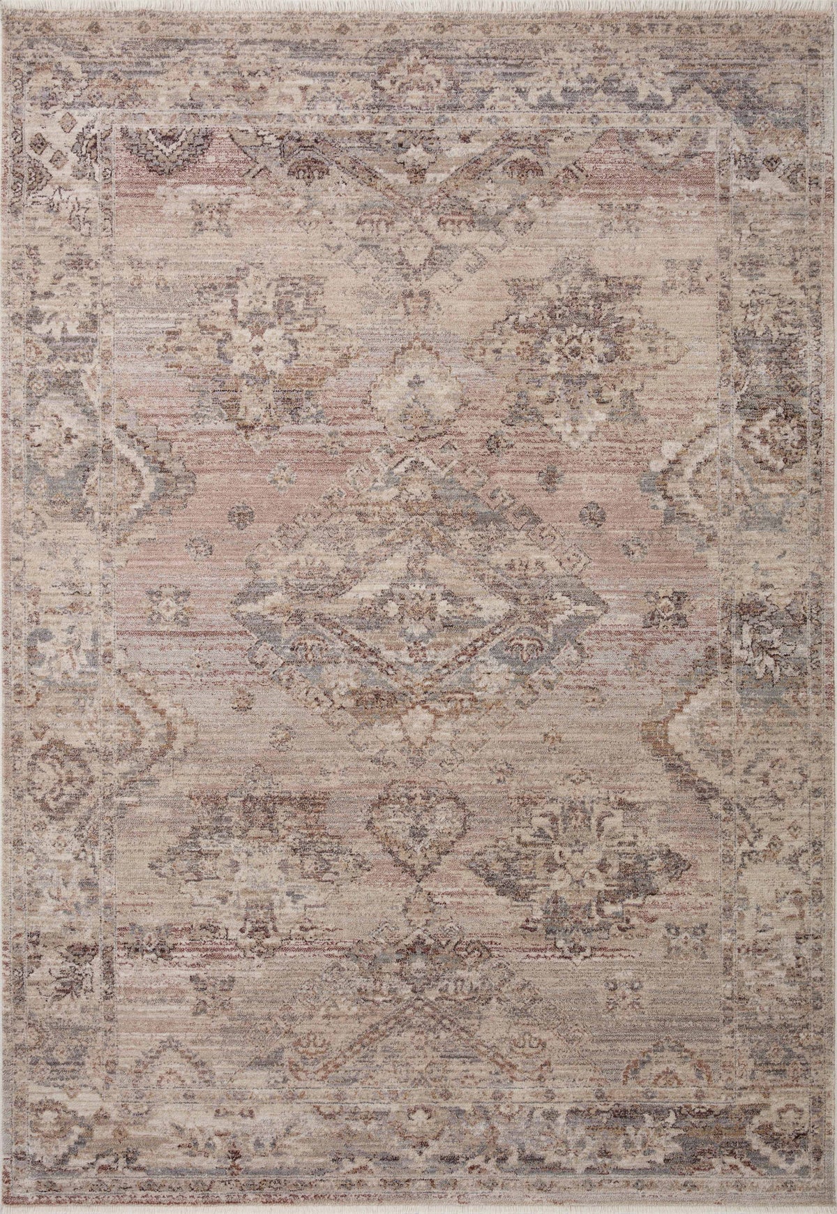 Lyra Blush / Dove — a Loloi rug at Laurie Yapp Home.