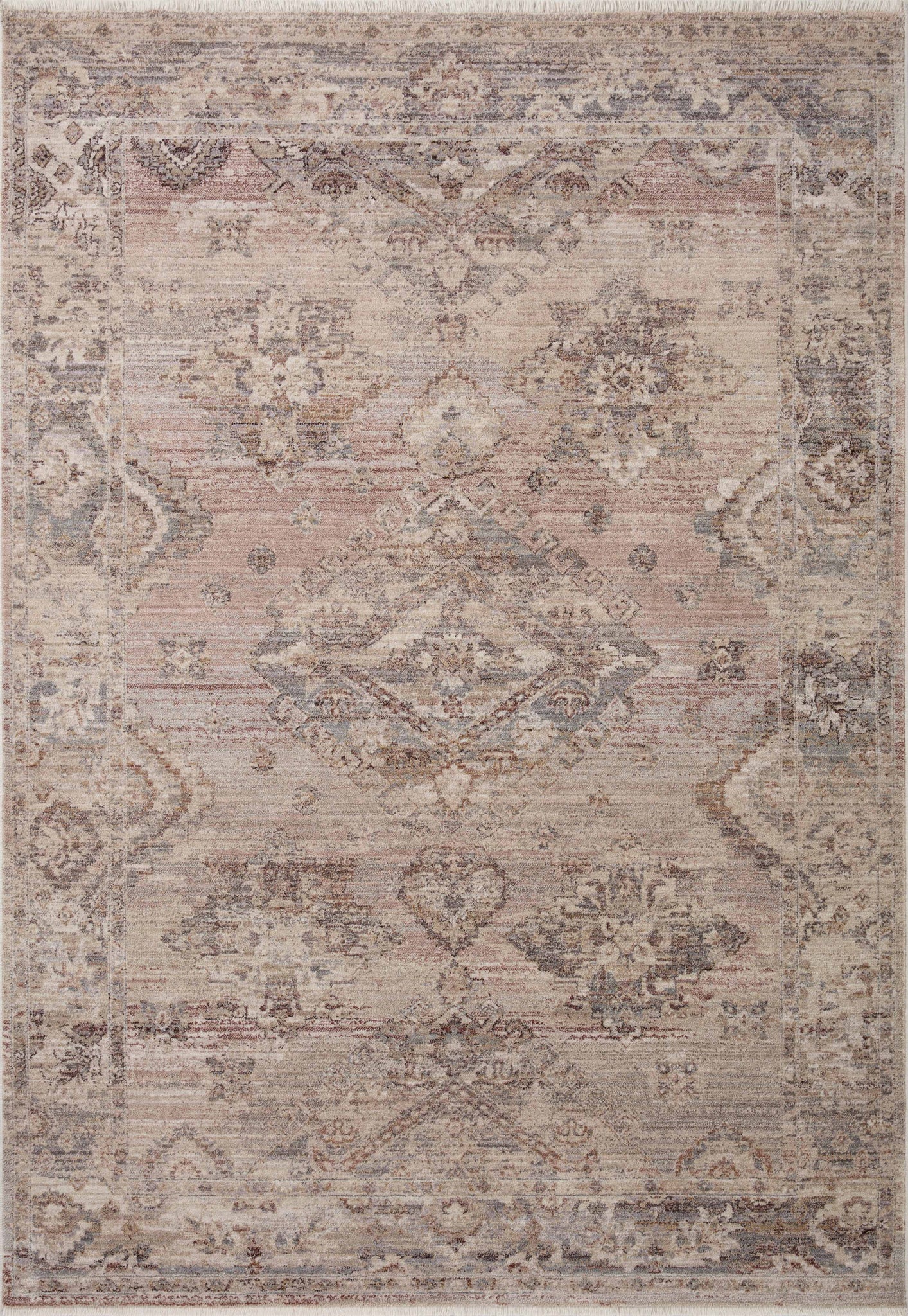 Lyra Blush / Dove — a Loloi rug at Laurie Yapp Home.