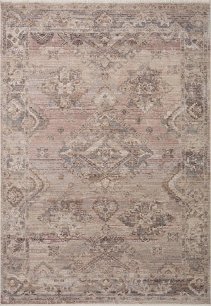Lyra Blush / Dove — a Loloi rug at Laurie Yapp Home.