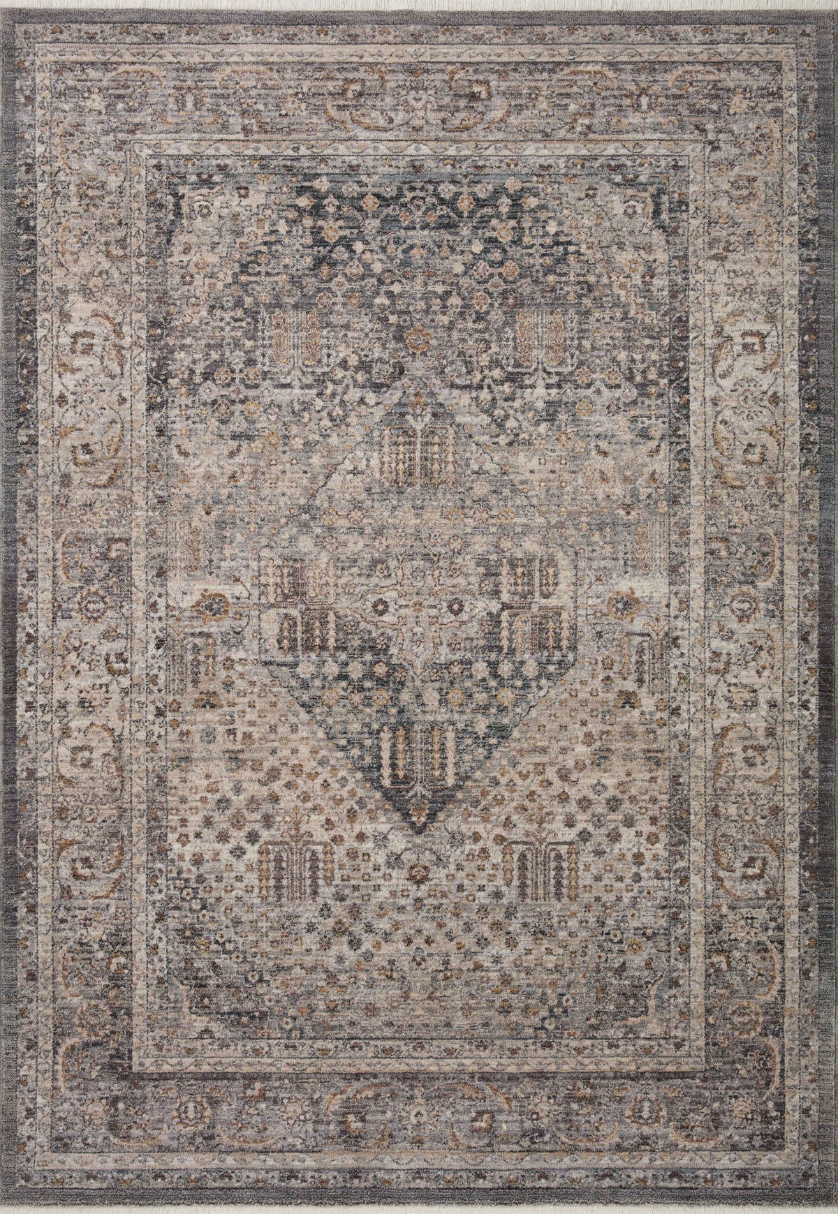 Lyra Denim / Pebble — a Loloi rug at Laurie Yapp Home.