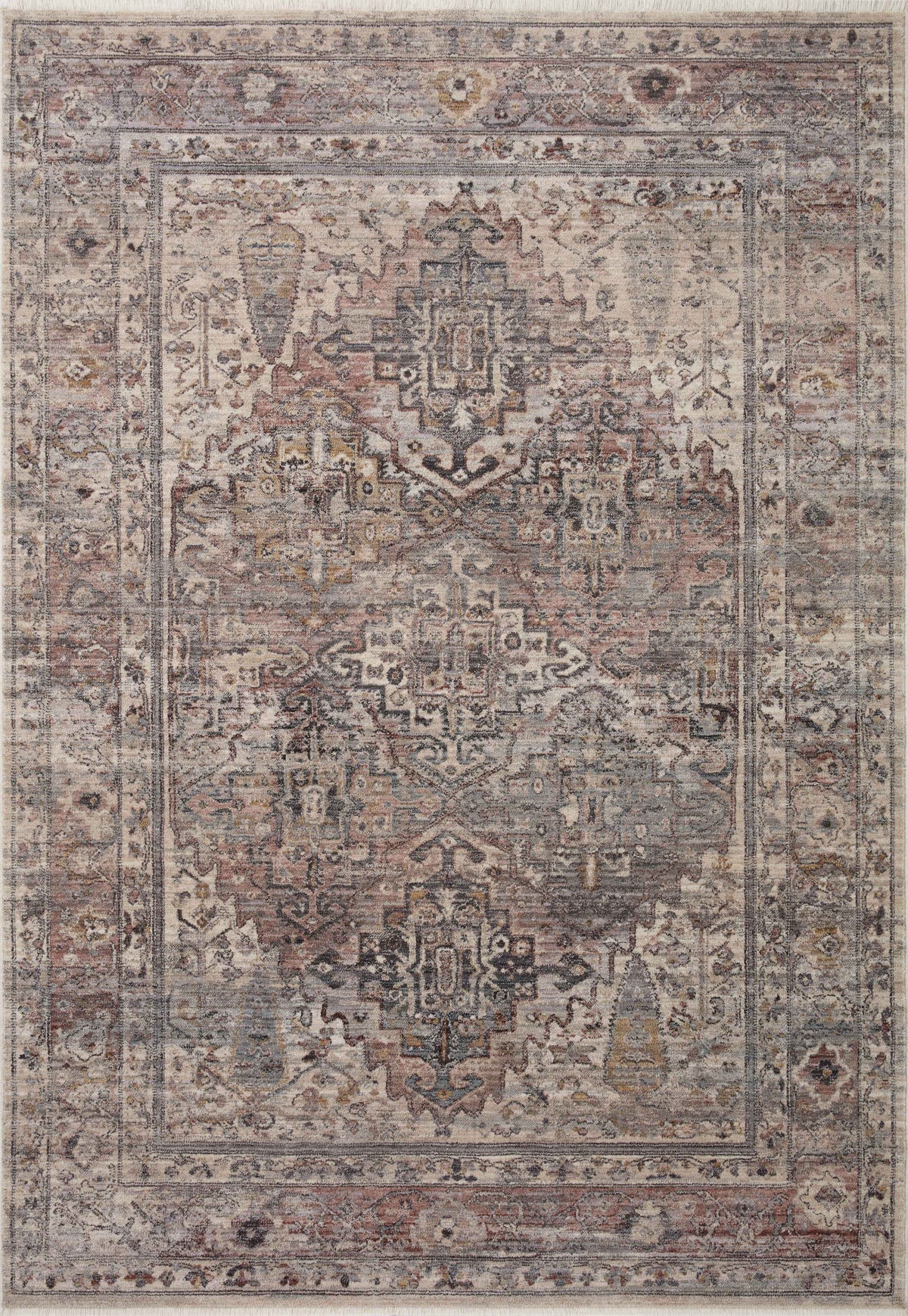 Lyra Sunset / Silver — a Loloi rug at Laurie Yapp Home.