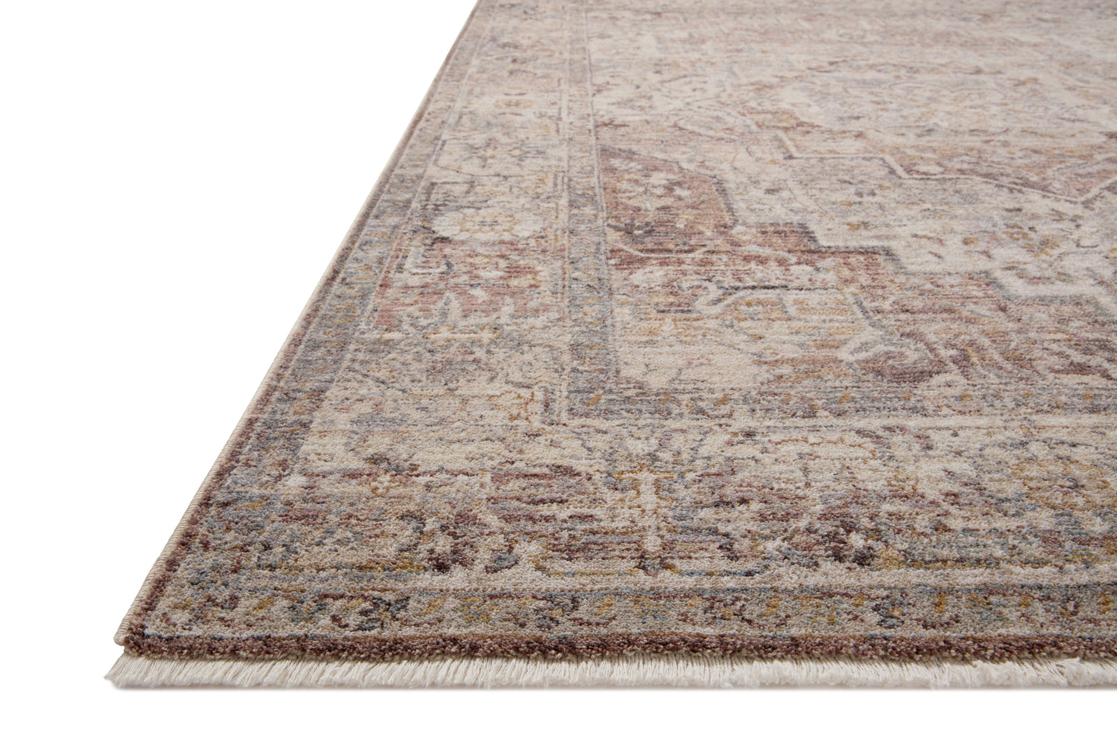 Lyra Berry / Stone — a Loloi rug at Laurie Yapp Home.