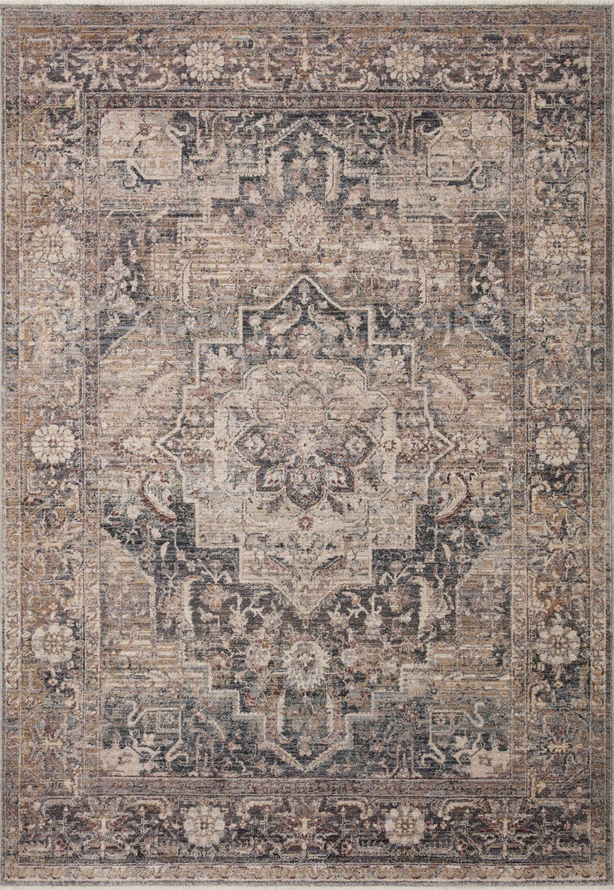 Lyra Denim / Sand — a Loloi rug at Laurie Yapp Home.