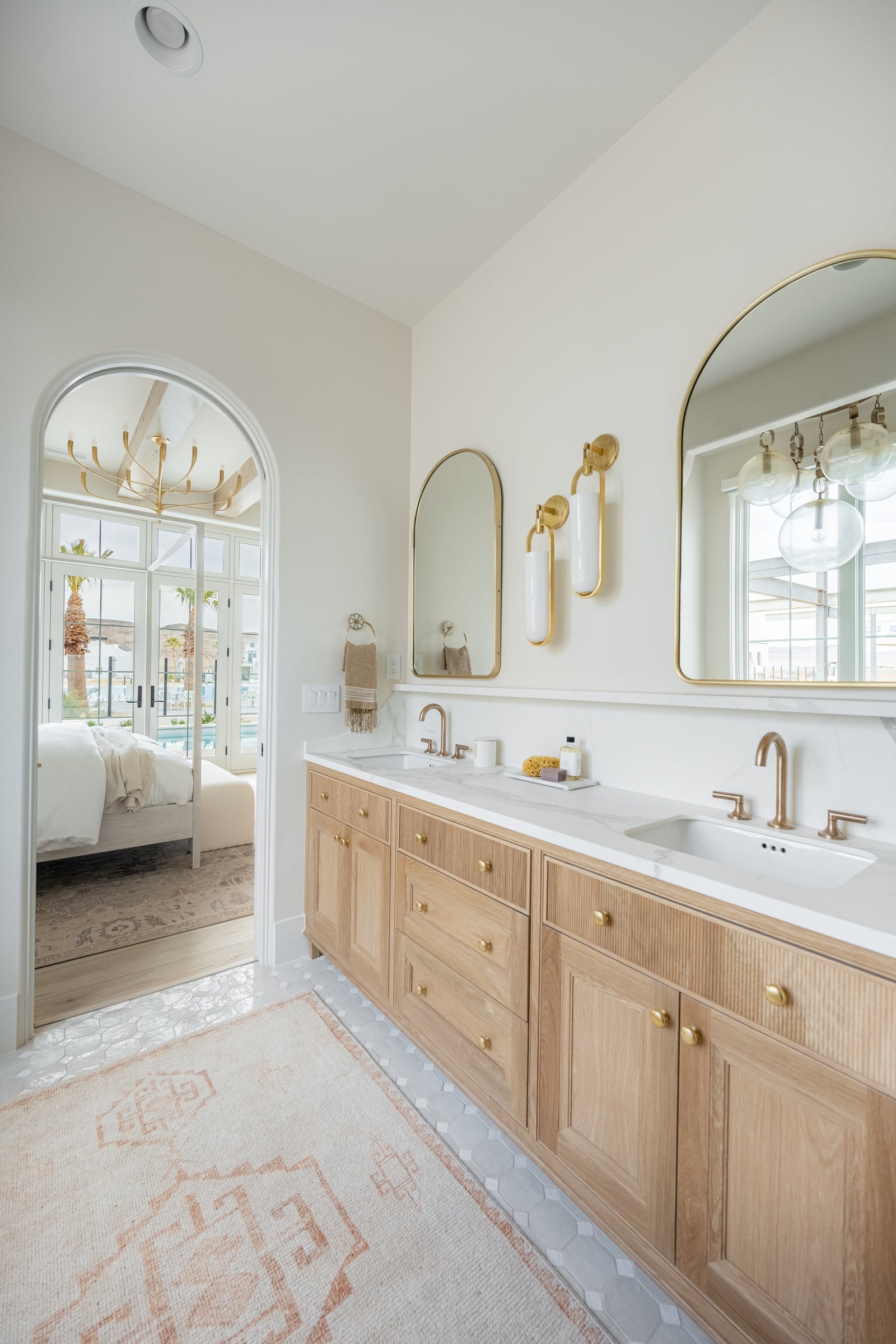 Nessa Chandelier — a Corbett chandelier for dining rooms, entries, and living rooms at Laurie Yapp Home.