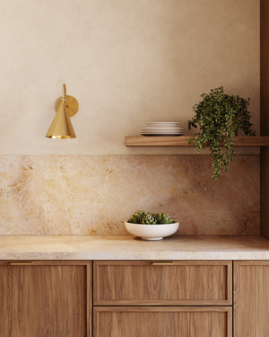 Lupe Wall Sconce - Lifestyle [H285101-AGB]