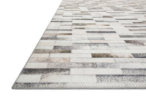Maddox Ivory / Grey shown from a different angle to reveal its pattern.