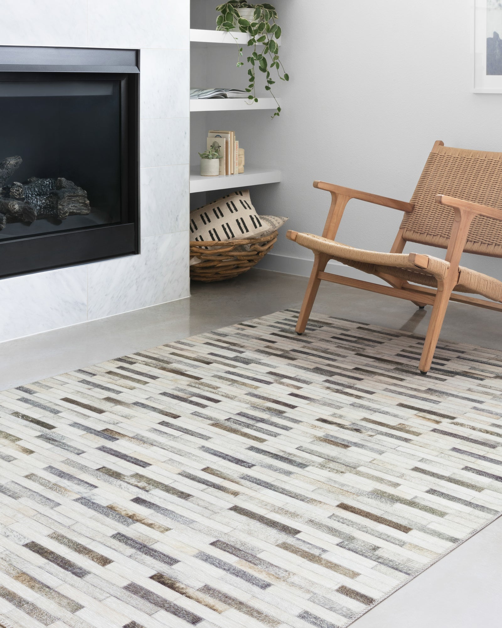 Maddox Ivory / Grey — a Loloi rug at Laurie Yapp Home.