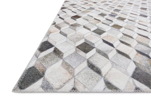 Maddox Grey / Mocha shown from a different angle to reveal its pattern.