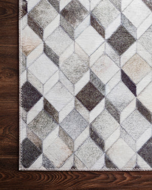 Maddox Grey / Mocha shown from a different angle to reveal its pattern.
