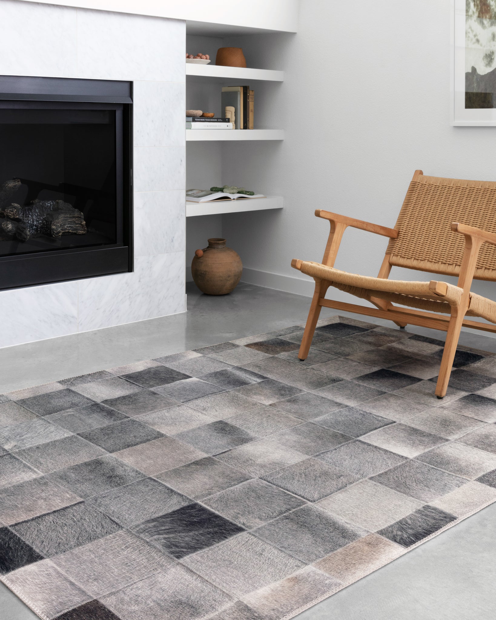 Maddox Charcoal / Grey shown from another angle.