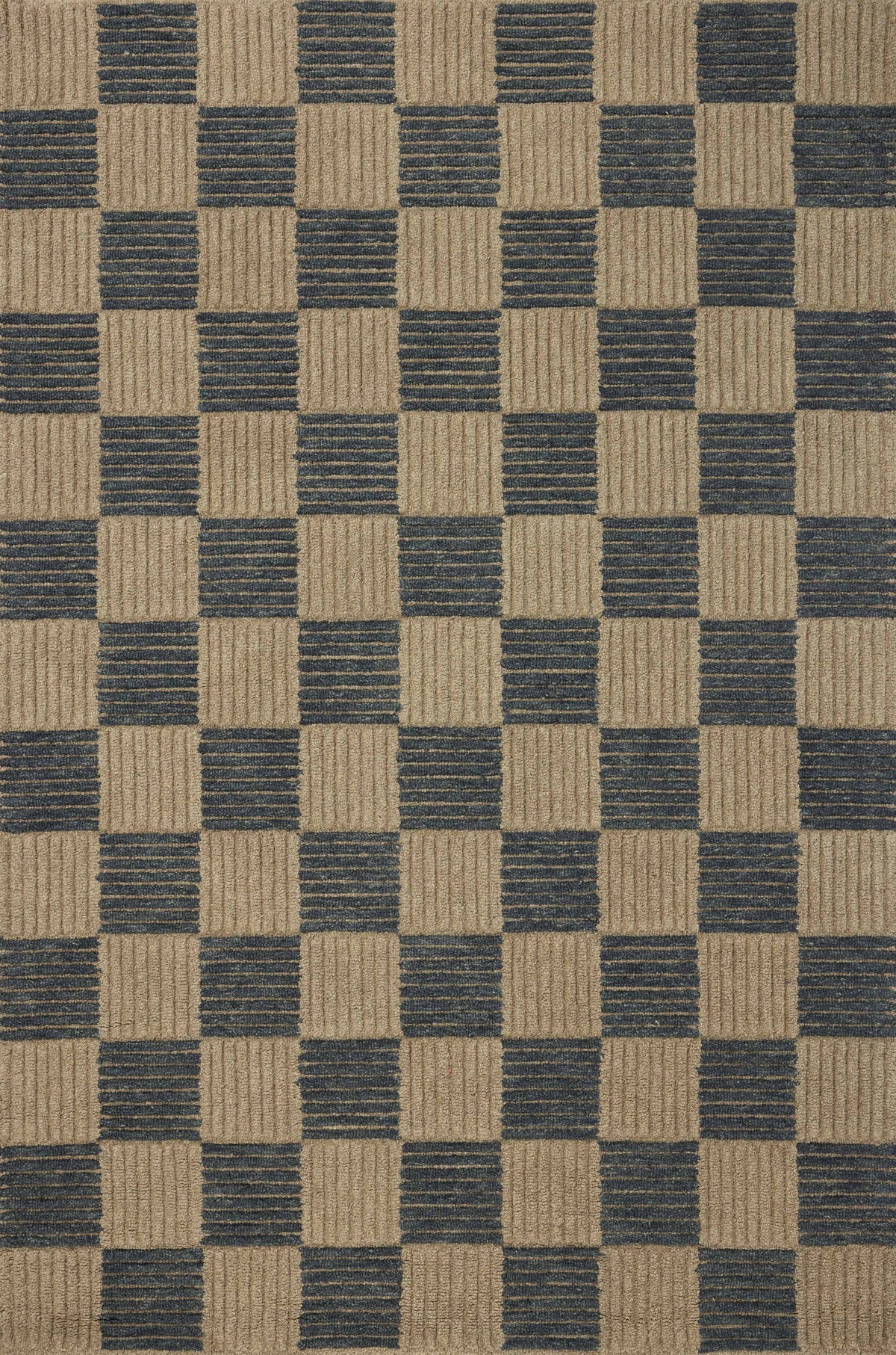 Madi Taupe / Navy — a Loloi rug at Laurie Yapp Home.