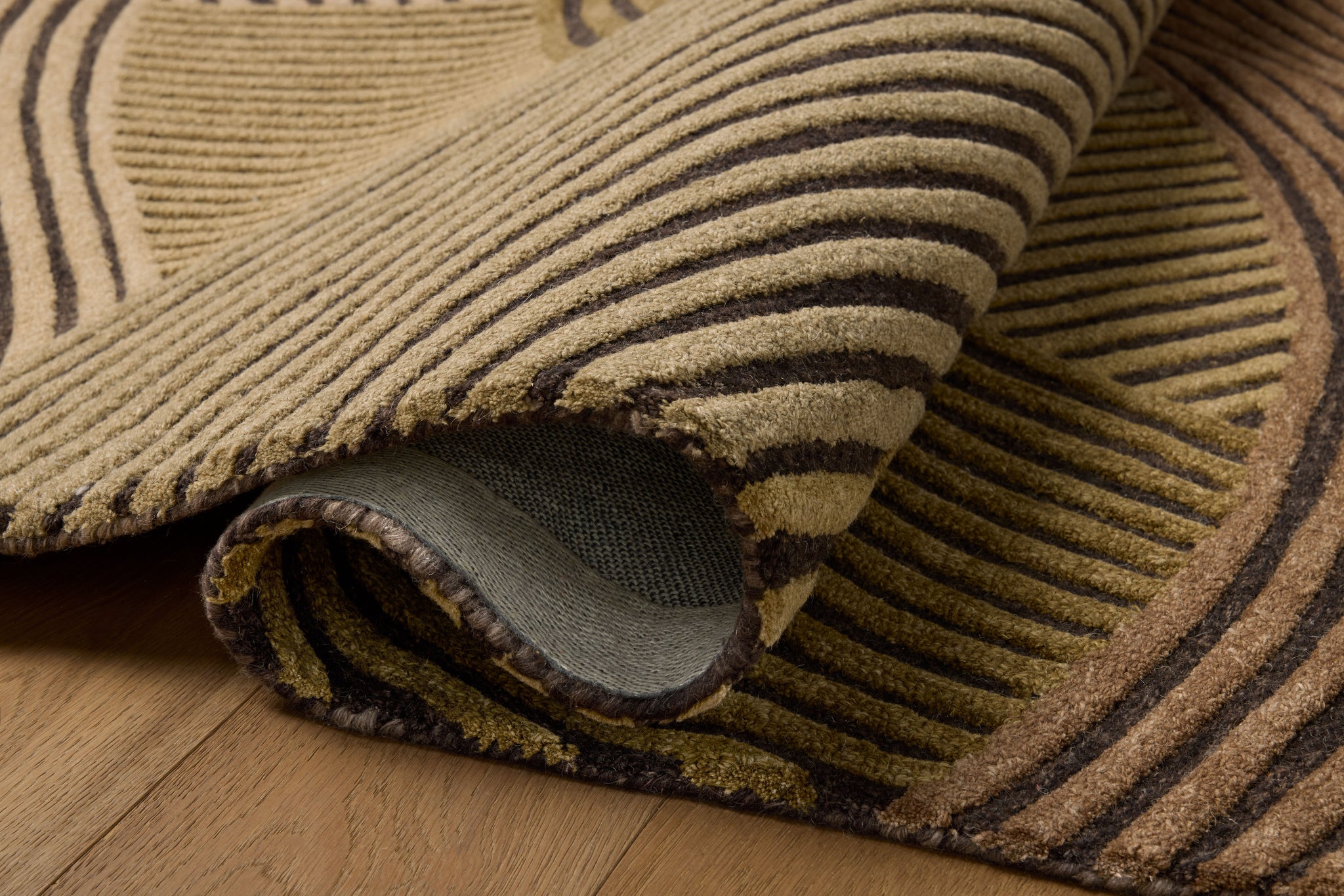Madi Espresso / Multi shown from a different angle to reveal its pattern.