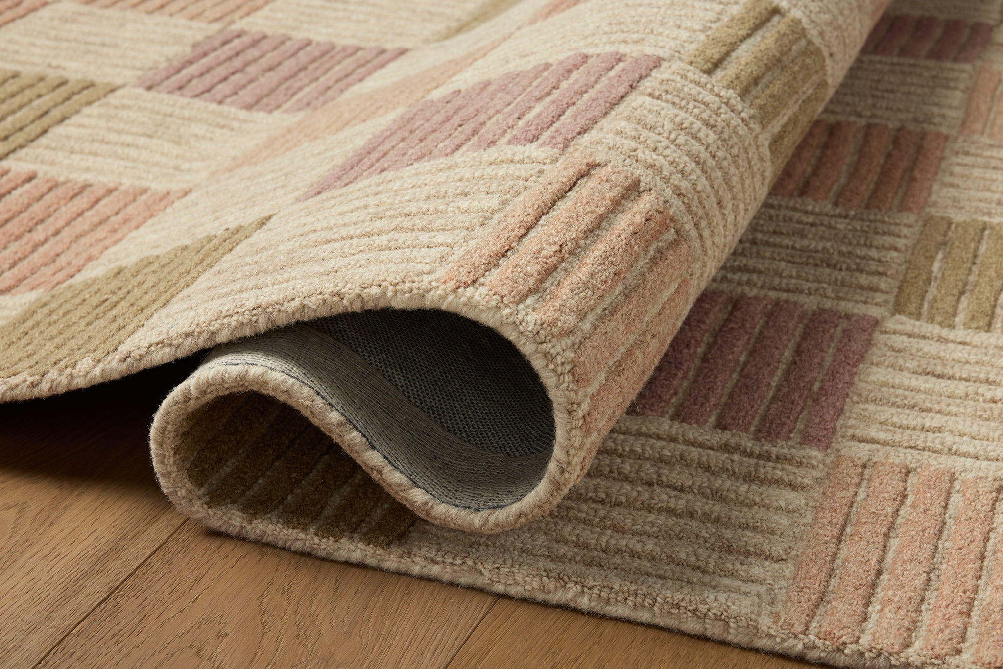 Madi Natural / Multi shown from a different angle to reveal its pattern.