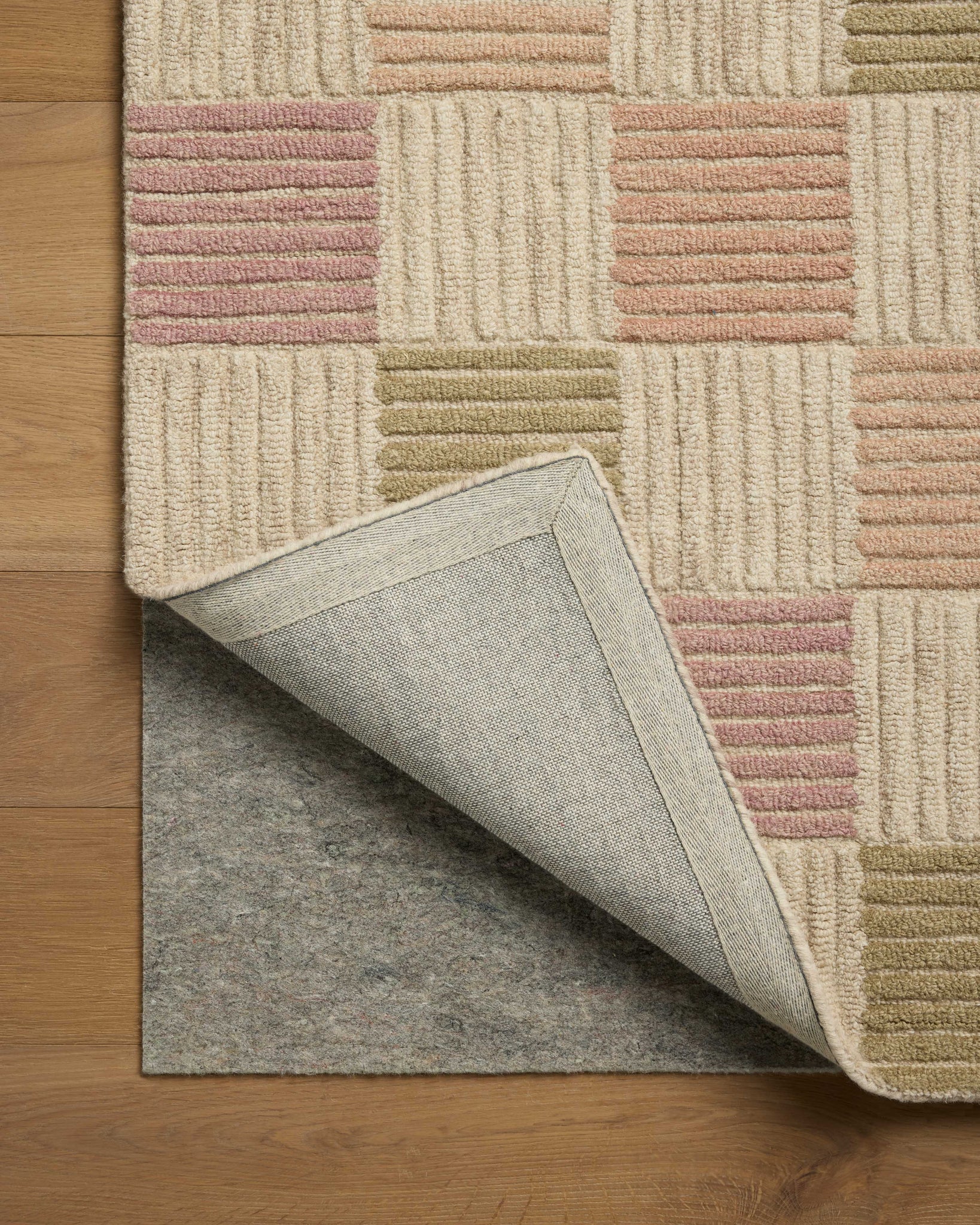 Madi Natural / Multi shown from a different angle to reveal its pattern.