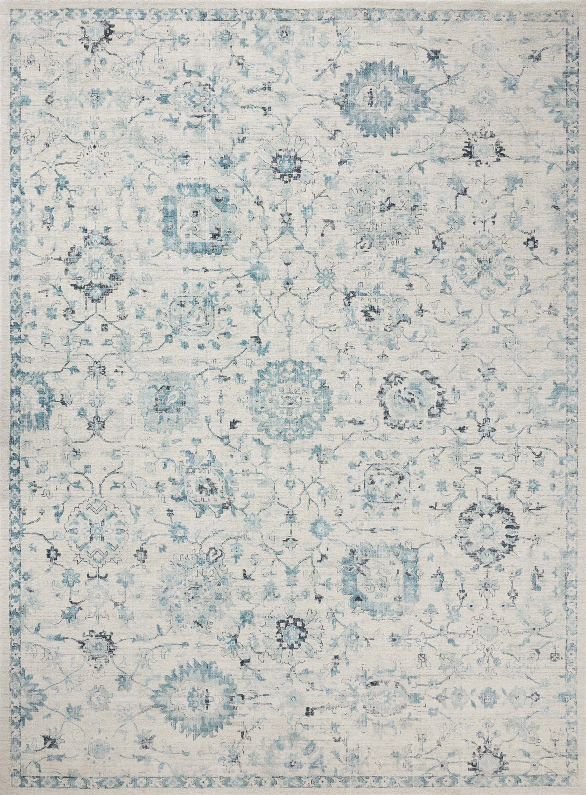 Marcella Blue / Ivory — a Loloi rug at Laurie Yapp Home.
