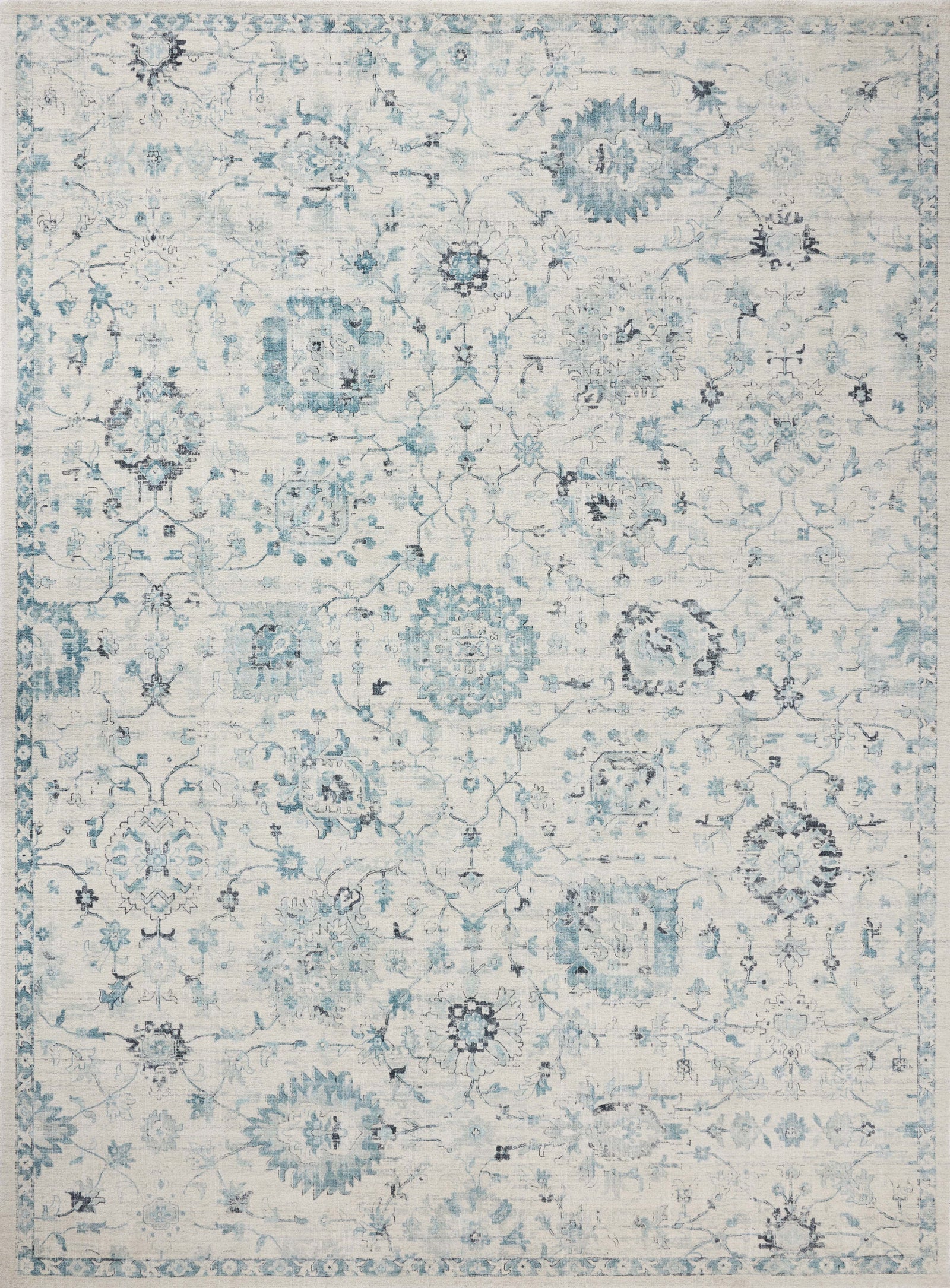 Marcella Blue / Ivory — a Loloi rug at Laurie Yapp Home.