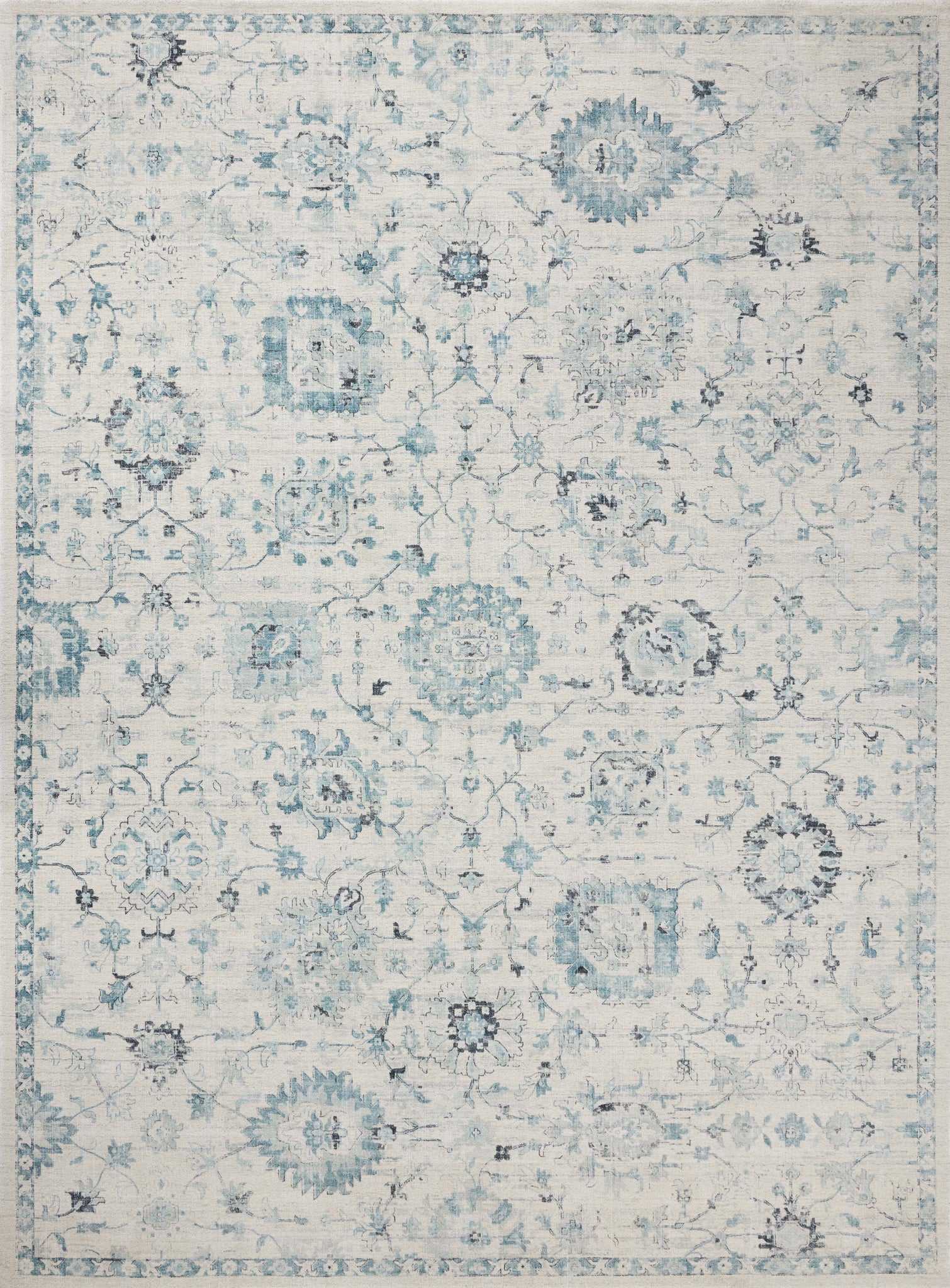 Marcella Blue / Ivory — a Loloi rug at Laurie Yapp Home.