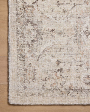 Marcella Cream / Pebble shown from a different angle to reveal its pattern.