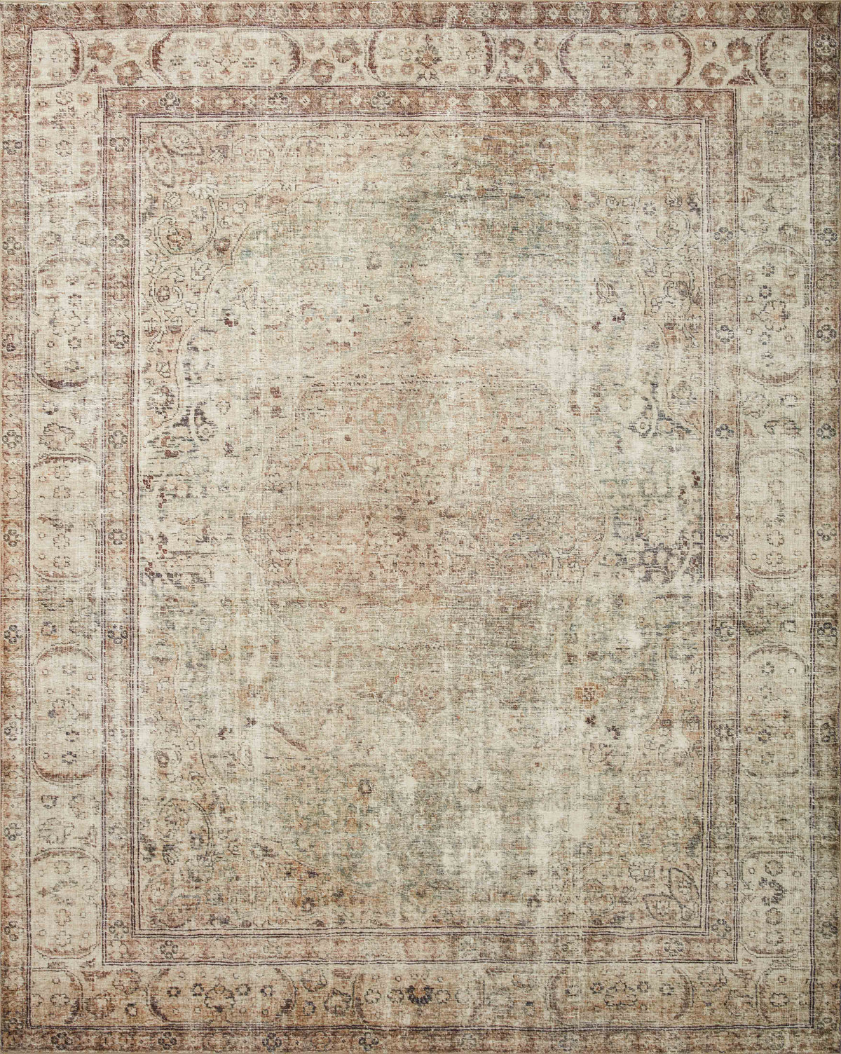 Margot Antique / Sage (Pattern 1) — a Loloi rug at Laurie Yapp Home.