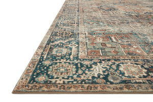 Margot Terracotta / Lagoon shown from a different angle to reveal its pattern.