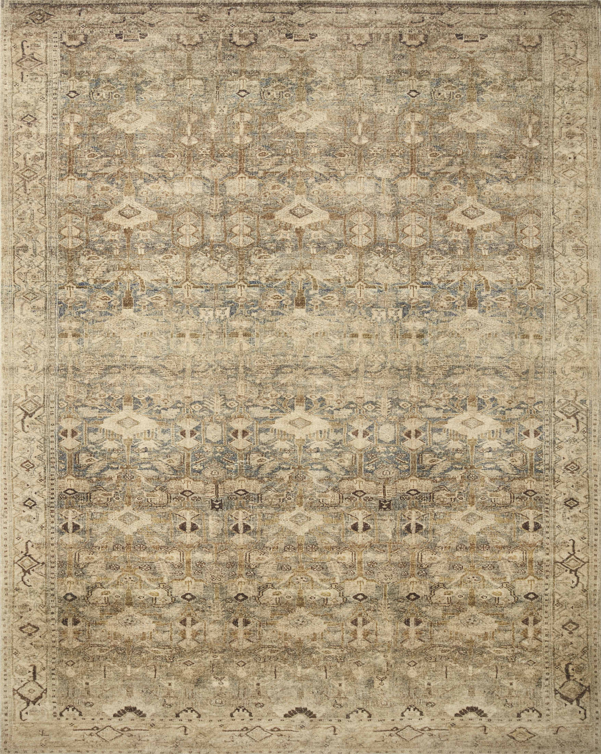 Margot Antique / Sage (Pattern 4) — a Loloi rug at Laurie Yapp Home.