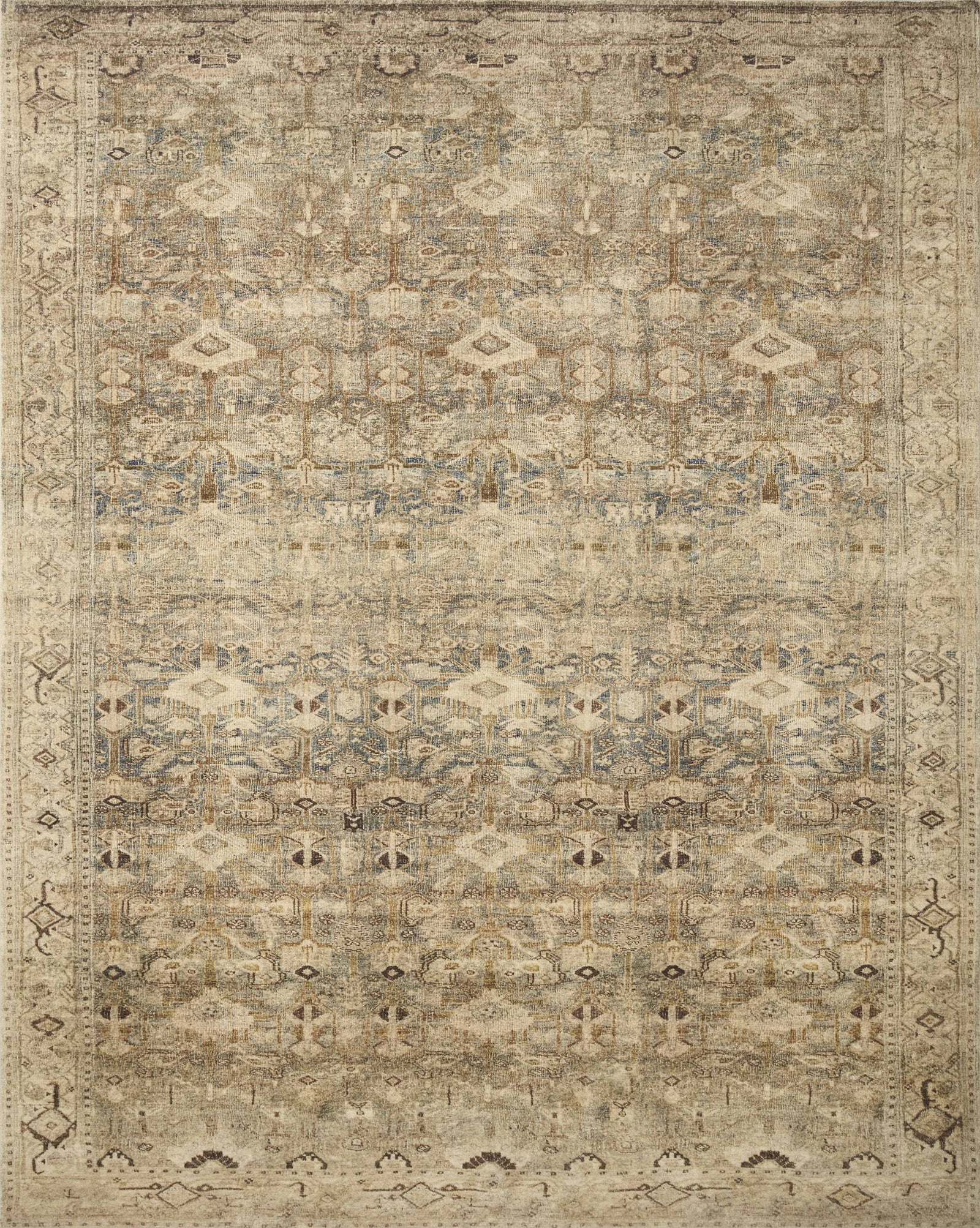 Margot Antique / Sage (Pattern 4) — a Loloi rug at Laurie Yapp Home.