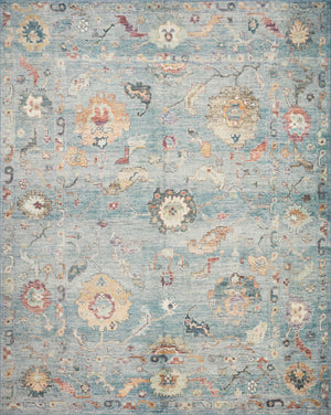 Margot Denim / Multi — a Loloi rug at Laurie Yapp Home.