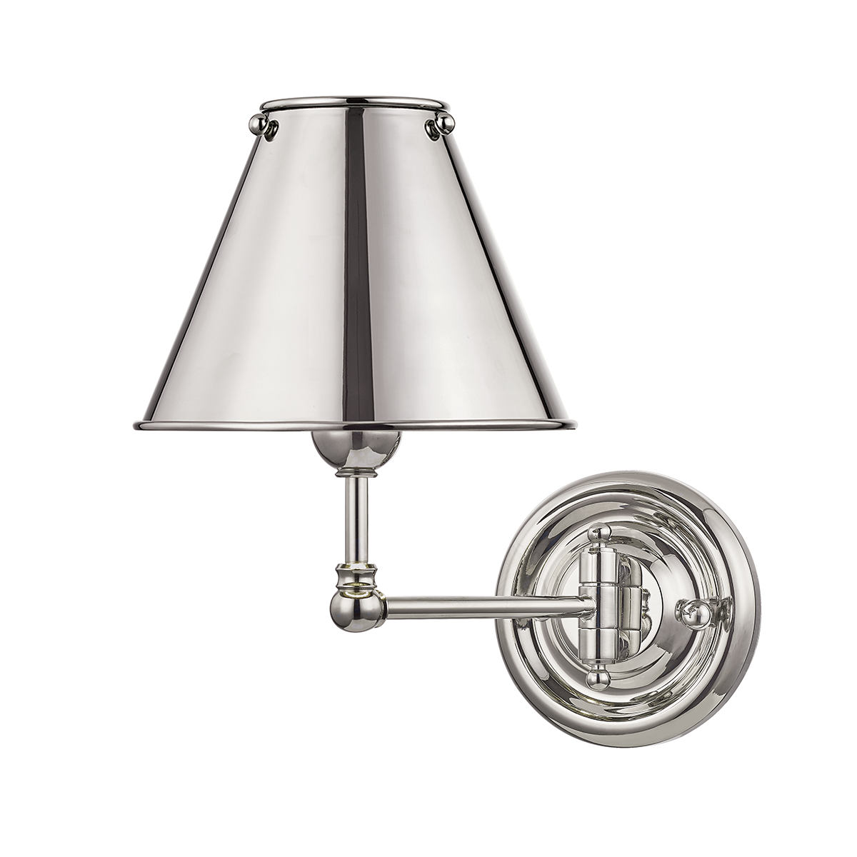 Classic No.1 Wall Sconce 7.5" x 10.5" in Distressed Bronze — a Hudson Valley wall sconce for bathrooms, hallways, and living rooms at Laurie Yapp Home.