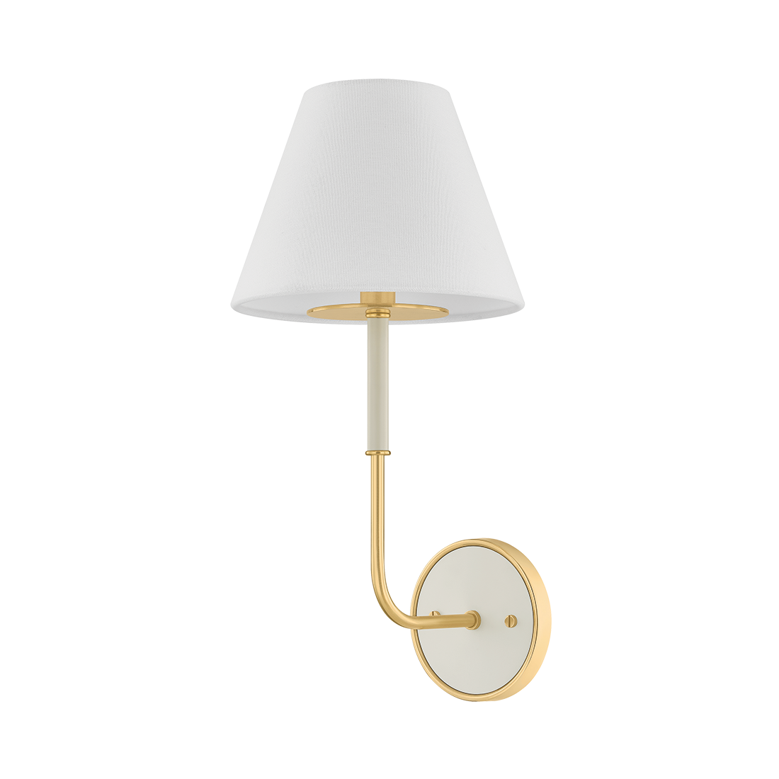 Wedgewood Wall Sconce 8" in aged brass — a Hudson Valley wall sconce for bathrooms, hallways, and living rooms at Laurie Yapp Home.