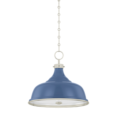 Nickel poli / Bleu doux