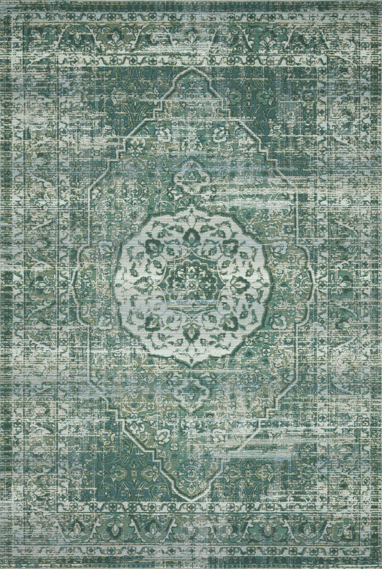Mika Green / Mist — a Loloi rug at Laurie Yapp Home.