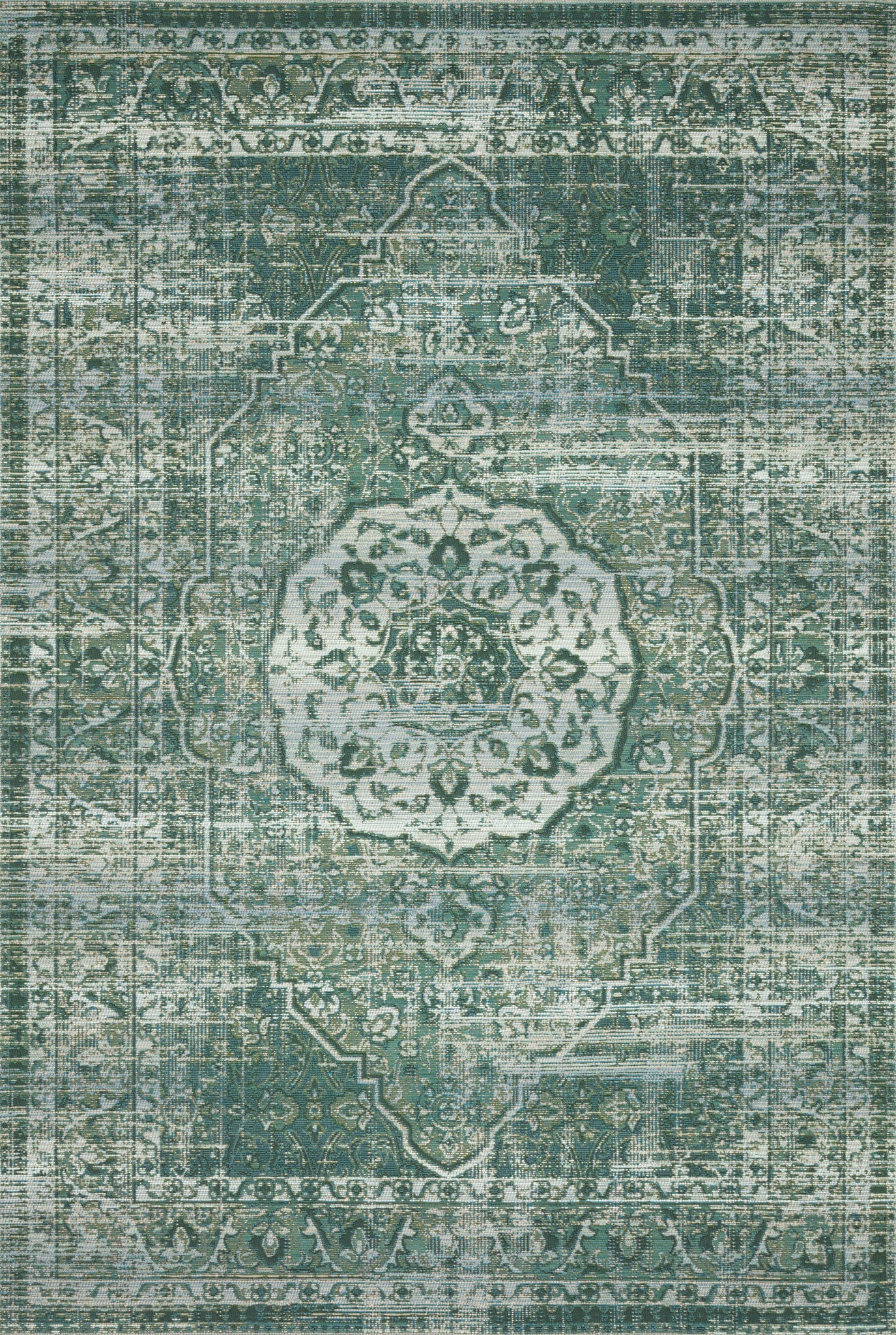 Mika Green / Mist — a Loloi rug at Laurie Yapp Home.