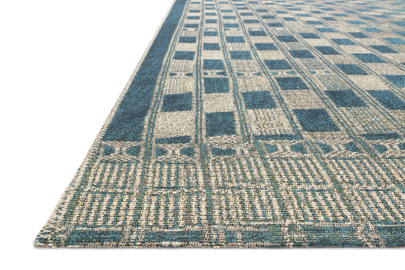Mika Blue / Ivory — a Loloi rug at Laurie Yapp Home.