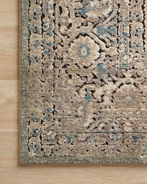 Close-up detail of the Millennium Grey / Stone showing its pile and weave.