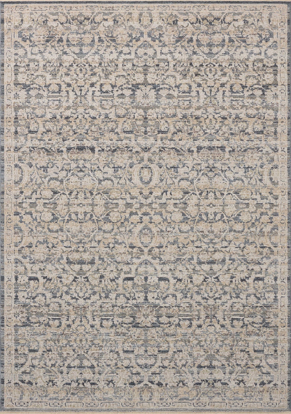 Milena Denim / Natural — a Loloi rug at Laurie Yapp Home.