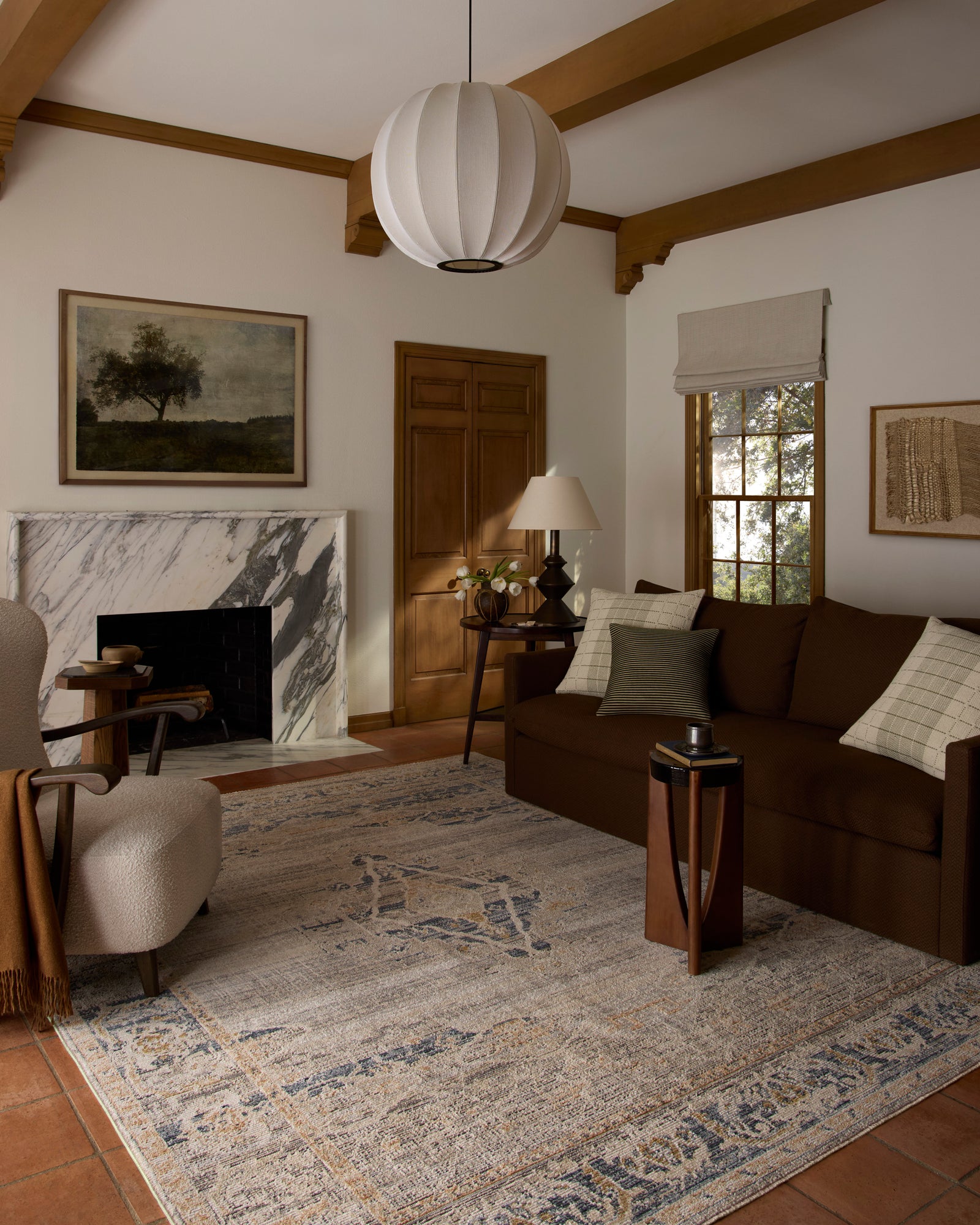 Milena Natural / Ivory — a Loloi rug at Laurie Yapp Home.