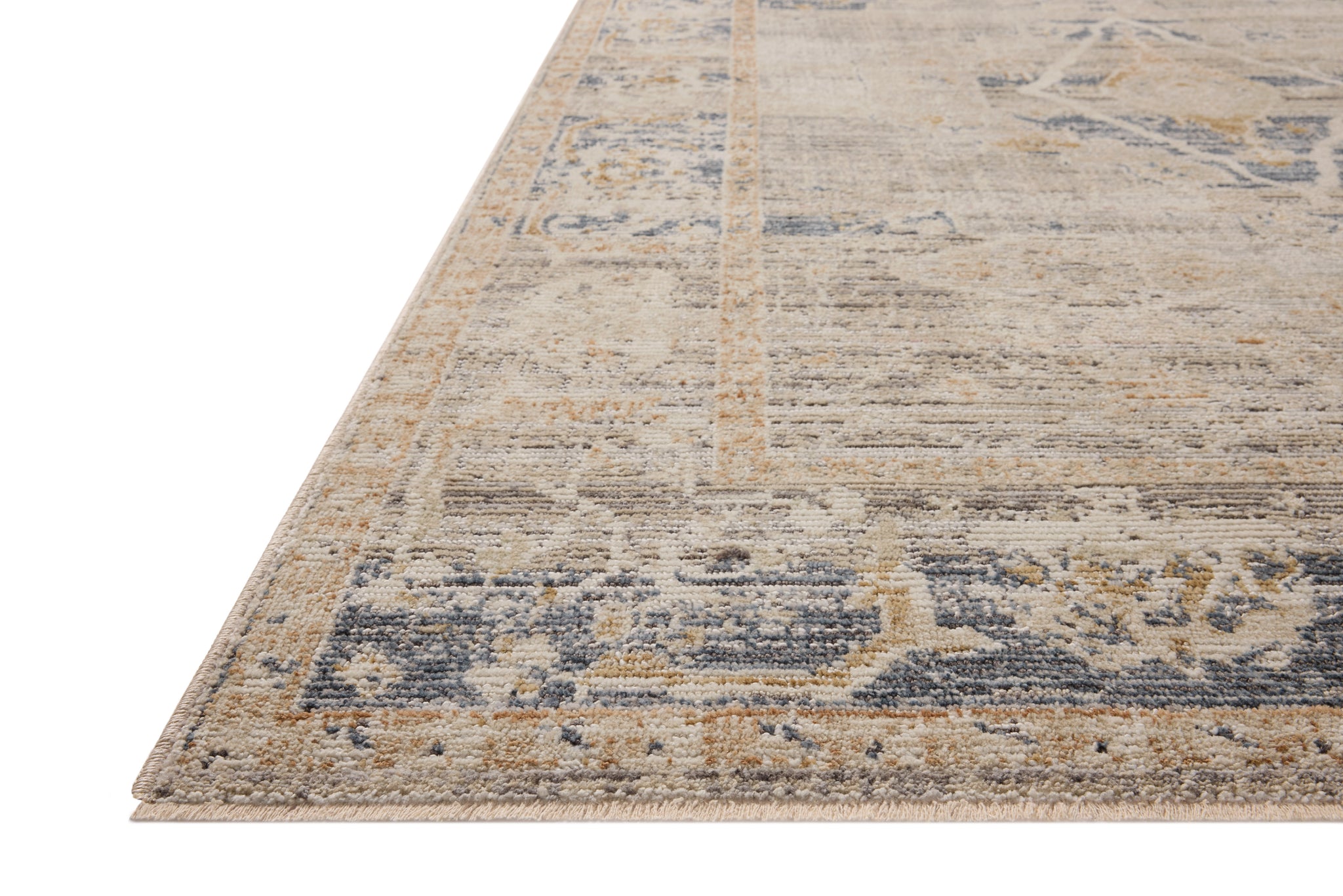 Milena Natural / Ivory shown from a different angle to reveal its pattern.