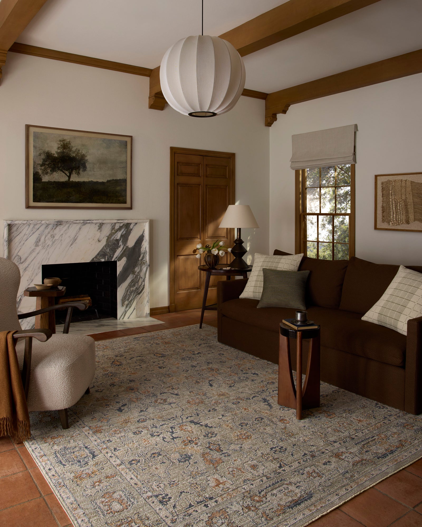 Milena Sage / Multi — a Loloi rug at Laurie Yapp Home.