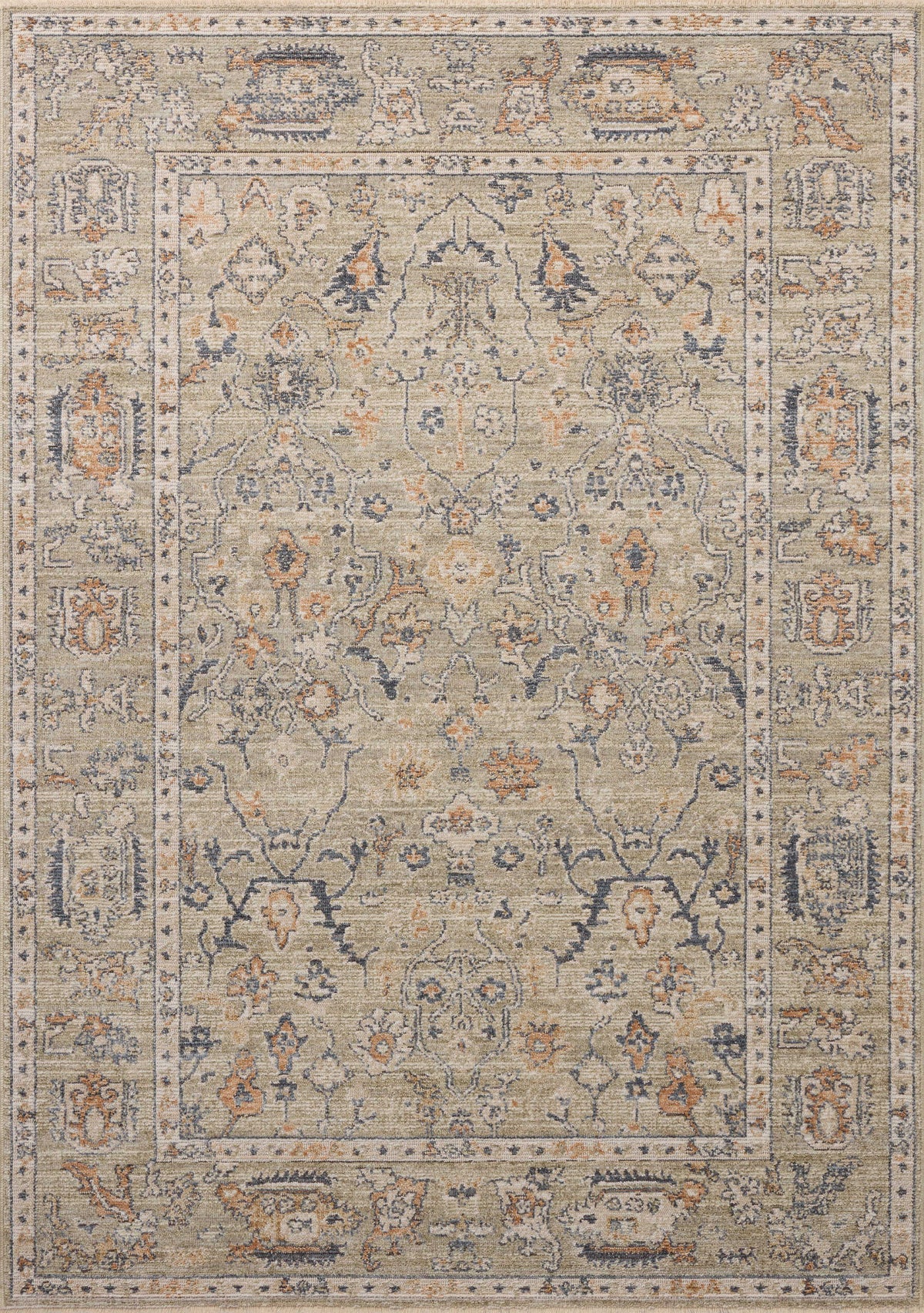 Milena Sage / Multi — a Loloi rug at Laurie Yapp Home.